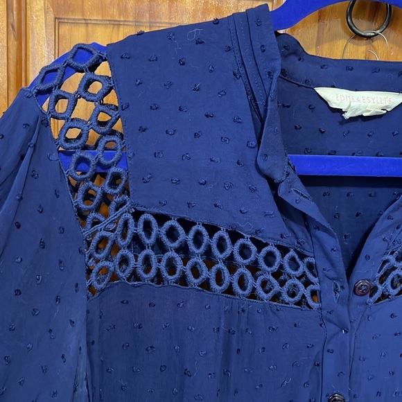 Unique anthro button down - Picture 3 of 6